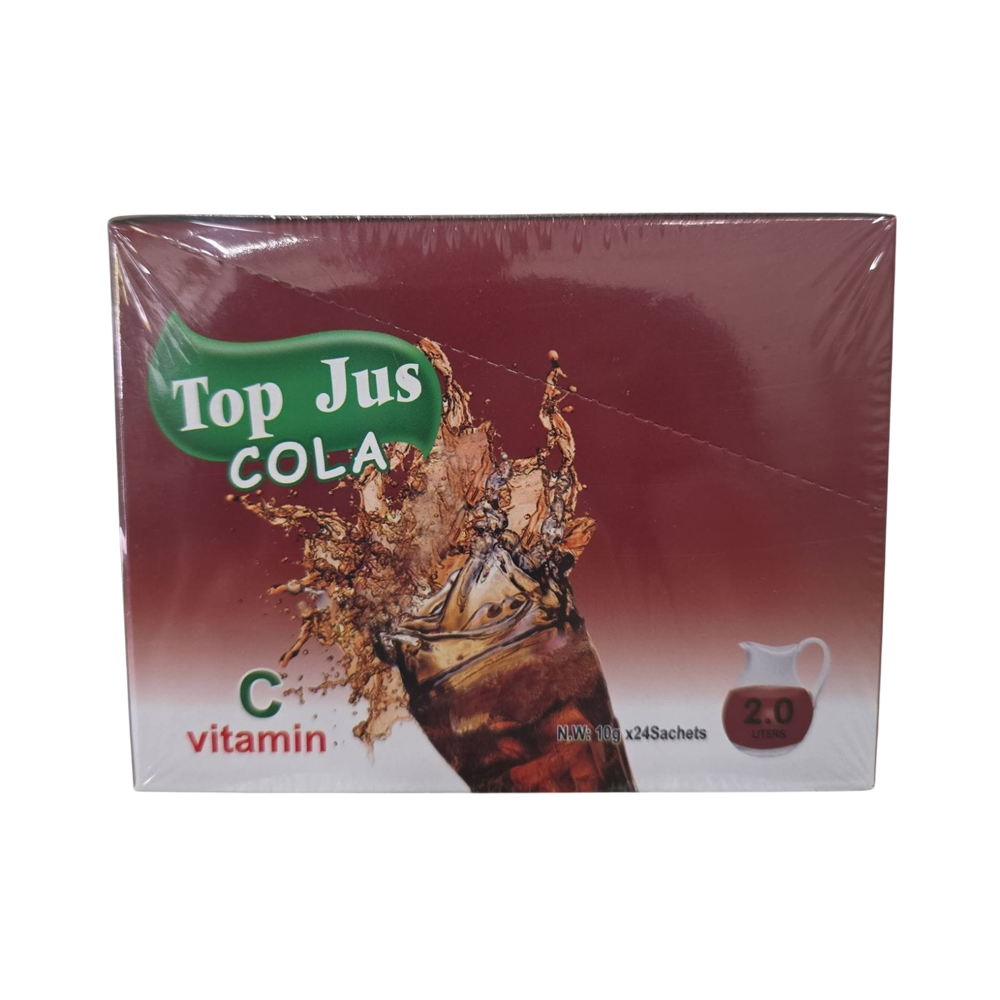 Top Jus Cola Soft Drink (24 sachets) 10g