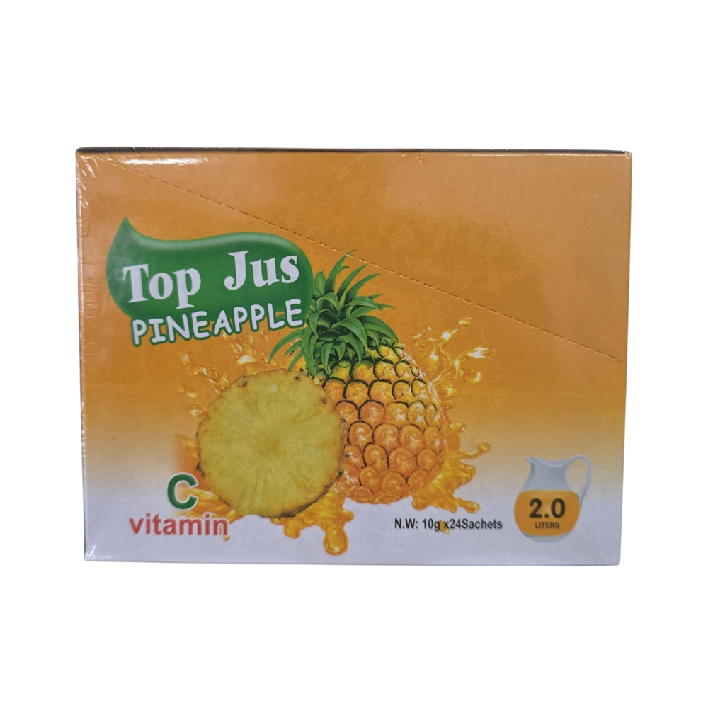 Top Jus Pineapple Soft Drink (24 sachets) 10g