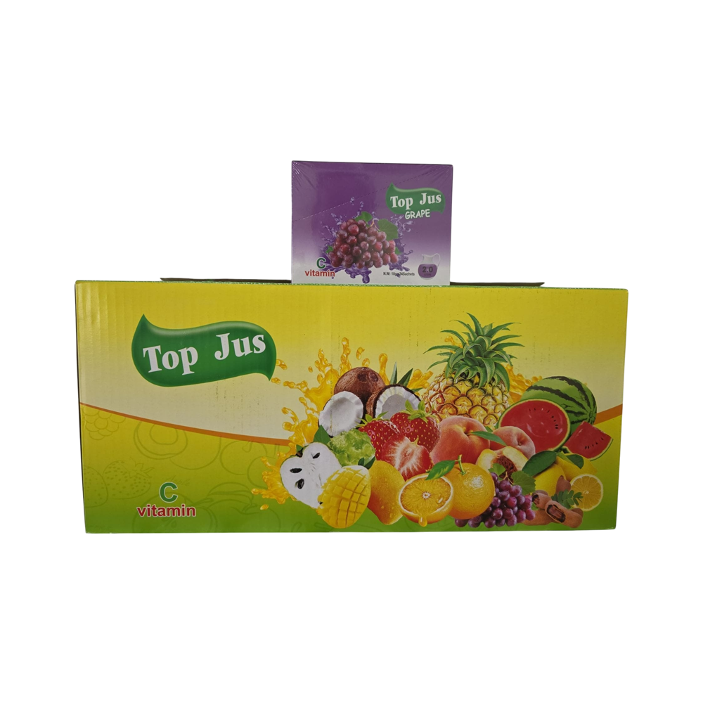 Refresco Top Jus de Uva (24 sobres x 24 cajas) 10g