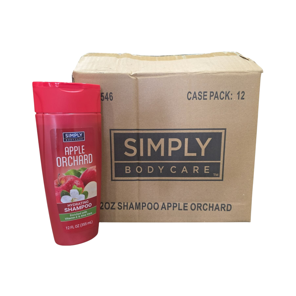 Champú Simply de manzanas 12/u (12oz)