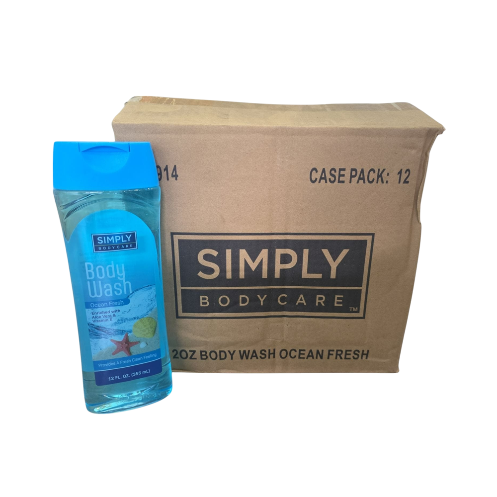 Simply Ocean Fresh Body Wash 12/u (12oz)