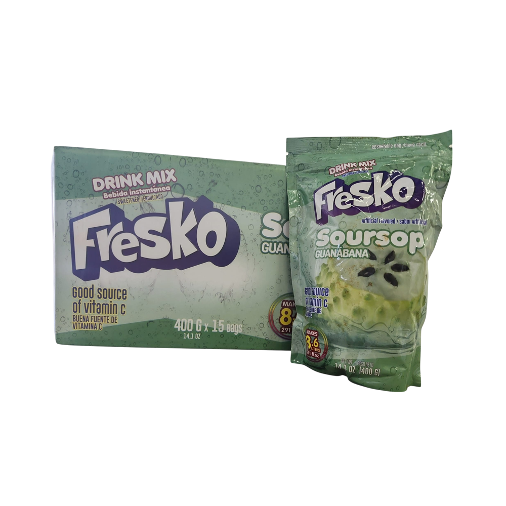 Refresco Instantaneo Fresko de Guanábana 15/u (14.1 oz)