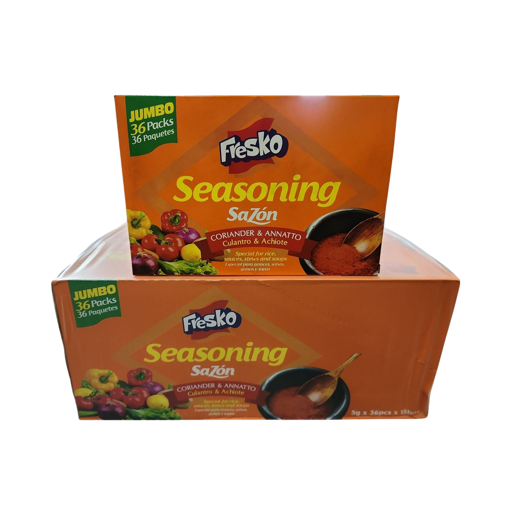 Sazon Fresko con Culantro y Achiote (6.33 oz) Caja (15 x 36)