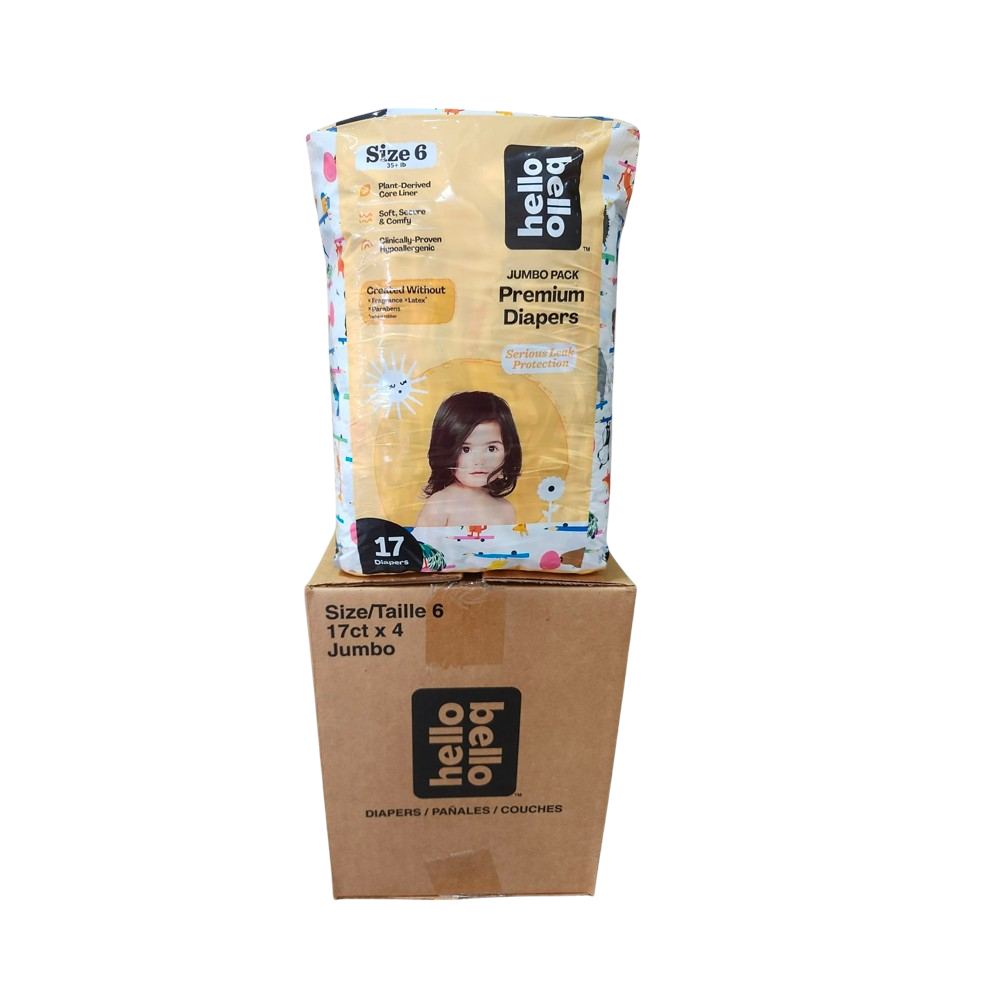 Hello Bello Diapers Size 6 (4 Packs / 35+ lb)