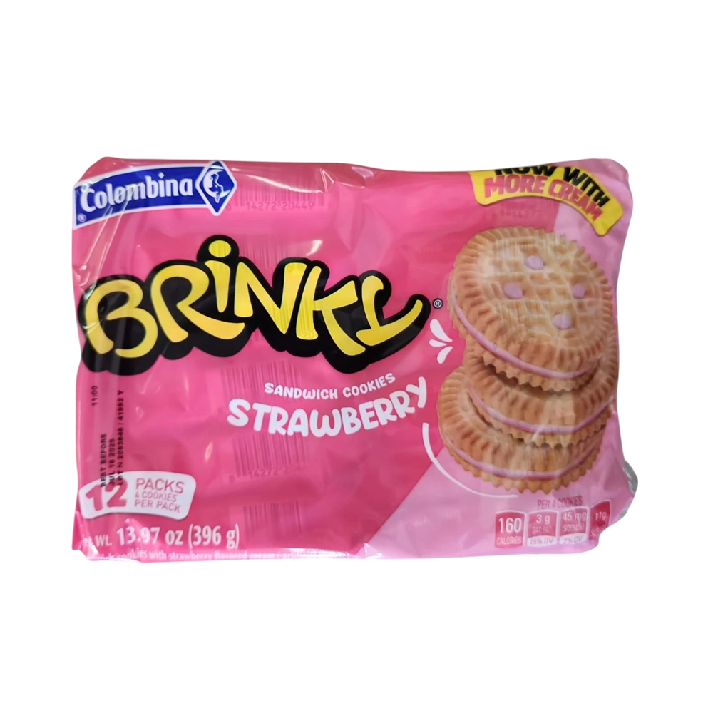 Galletas Brinky Colombina de Fresa (13.97 oz / 396 g)