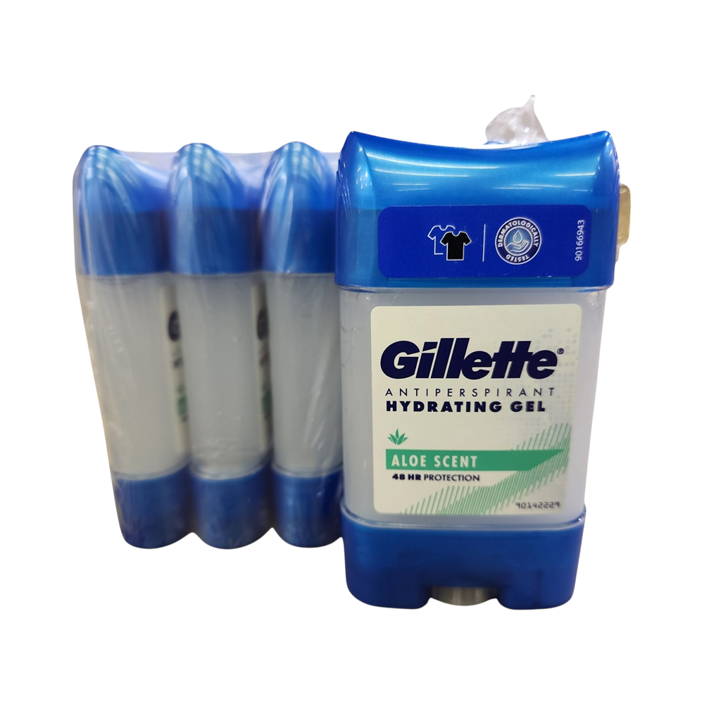 Gillette antiperspirant deodorant with aloe scent, 6/u (70ml)