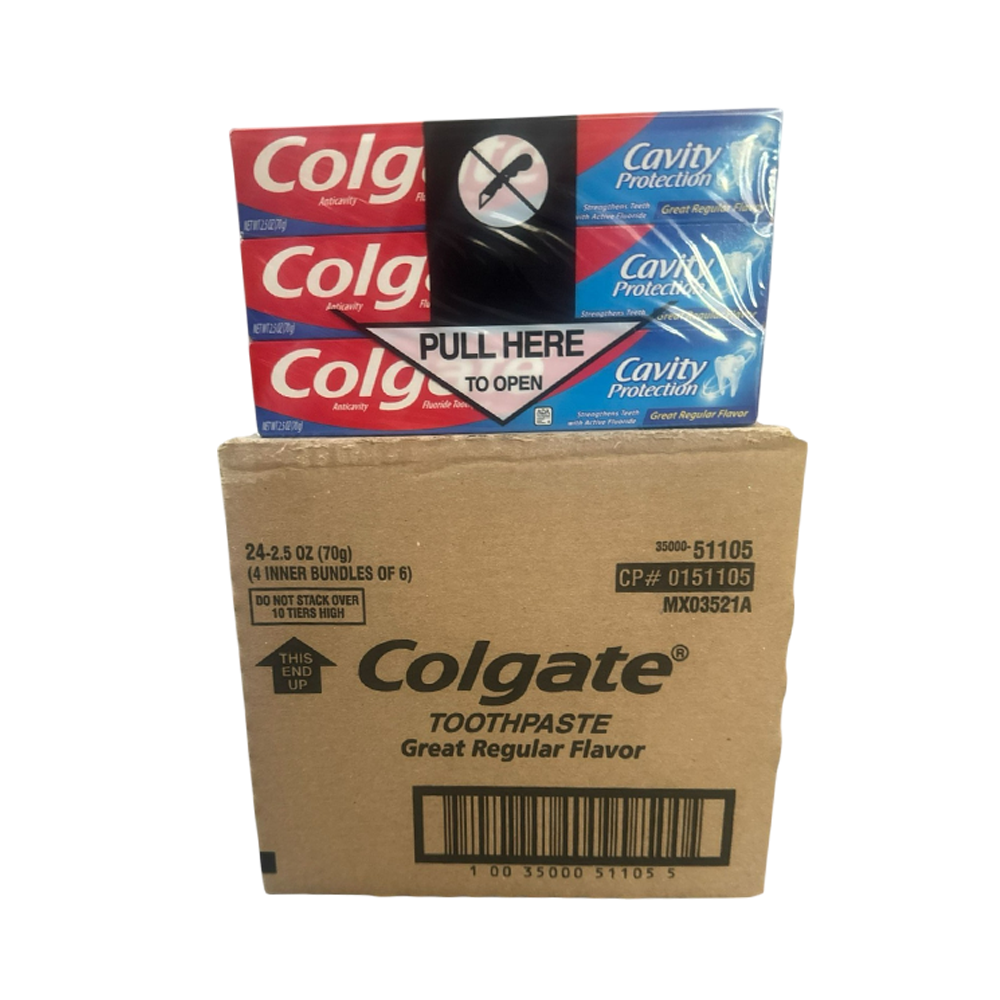 Colgate anti-cavity toothpaste 24/u (2.5oz)