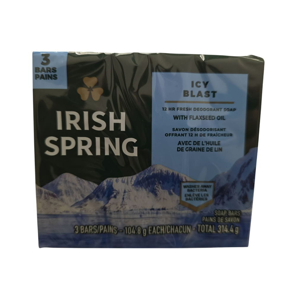 Irish Spring Soap (Icy Blast) (3/u)