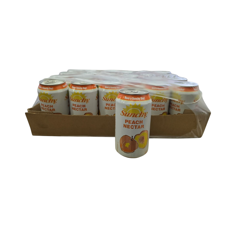 Jugo de Melocoton Nectar Sunchy 24/u (334 ml)
