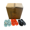 Chanclas negras, naranja y verdes 36/U (Style: FF370W)